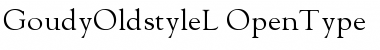 Download GoudyOldstyleL Font