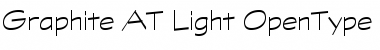 Graphite AT Light Regular Font
