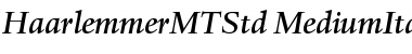 Download Haarlemmer MT Std Font