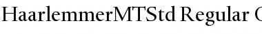 Download Haarlemmer MT Std Font