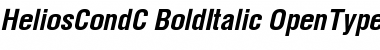 HeliosCondC Bold Italic