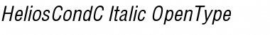 HeliosCondC Italic