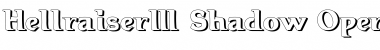 Hellraiser3 Shadow Shadow Font