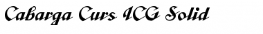 Download Cabarga Curs ICG Solid Font