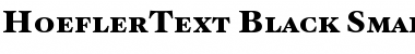 HoeflerText Black-SmallCaps Font