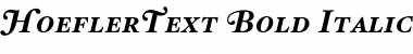 HoeflerText Bold-Italic-Sw-SC Font