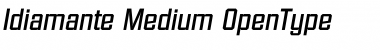 Idiamante Medium Font