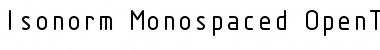 Isonorm Font