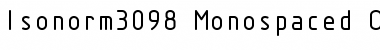 Isonorm3098 Font