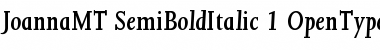 Joanna MT SemiBold Italic