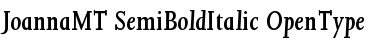 Joanna MT Semibold Italic