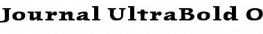 Journal-UltraBold Font