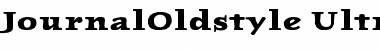 JournalOldstyle-UltraBold Font
