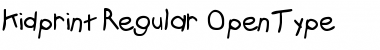 Kidprint Regular Font