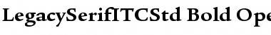 Legacy Serif ITC Std Font