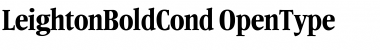 Download LeightonBoldCond Font