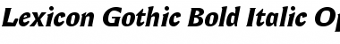 Download Lexicon Gothic Font