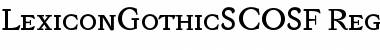 Download LexiconGothicSCOSF Font
