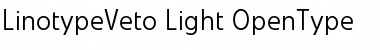 LinotypeVeto Light Font