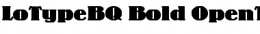 Download Lo-Type BQ Font