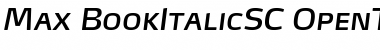 Download Max-BookItalicSC Font