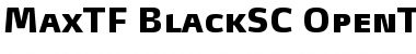 Download MaxTF-BlackSC Font