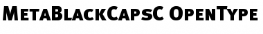 Download MetaBlackCapsC Font