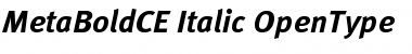 MetaBoldCE Italic