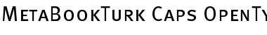 MetaBookTurk Caps Font