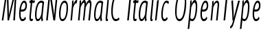 Download MetaNormalC Font