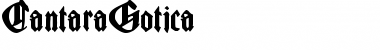 Download CantaraGotica Font