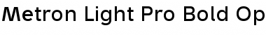 Download Metron Light Pro Font