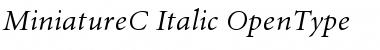 Download MiniatureC Font