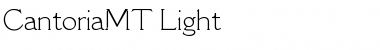CantoriaMT-Light Light