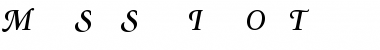 Minion Semibold Italic Swash Font