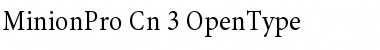 Minion Pro Cond Font