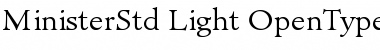Minister Std Light Font