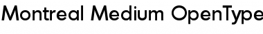 Montreal-Medium Regular Font