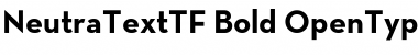 Download Neutra Text TF Font