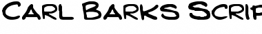 Download Carl Barks Script Font