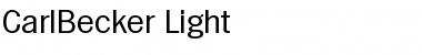 Download CarlBecker-Light Font