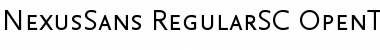 NexusSans Regular SC Font
