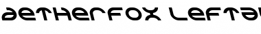 Aetherfox Leftalic Italic Font