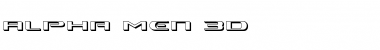 Download Alpha Men 3D Font