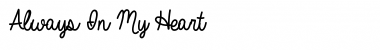 Always In My Heart Regular Font