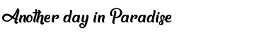 Download Another day in Paradise Font
