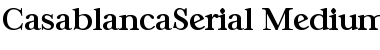 Download CasablancaSerial-Medium Font