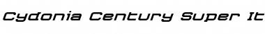 Download Cydonia Century Super-Italic Font