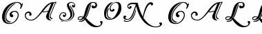 Caslon Calligraphic Initials Regular