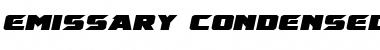 Emissary Condensed Italic Font